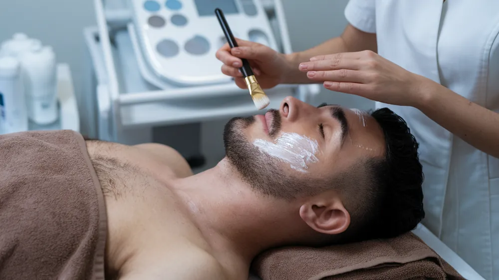 Männerkosmetik behandlung
