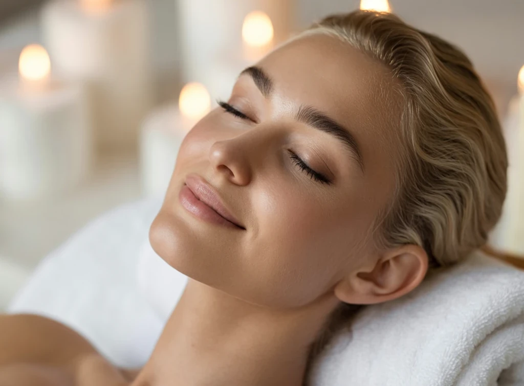 Intensive myofasziale Massage im Gesicht zur gezielten Straffung des Bindegewebes und Lösung tiefer Faszien-Verklebungen für eine vitale Ausstrahlung.